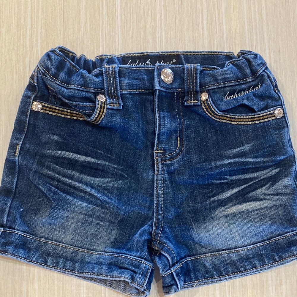 Cute Blue Denim toddler Jean Shorts.